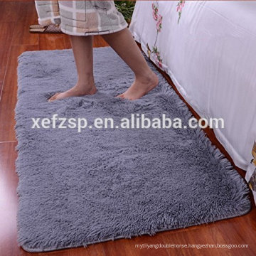 soft fluffy polyester high cut carpet tile